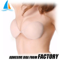 Push up adhesive cloth strapless bra hot lingerie